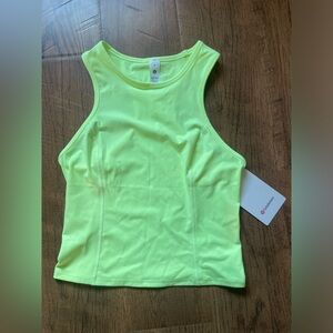 Lululemon size 6 Nulux Racerback Cropped Run Tank NWT